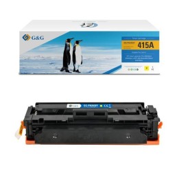 G&G KOMPATYBILNY TONER Z W2032A, YELLOW, 2100S, NT-PH2032Y, HP 415A, BEZ CHIP-A, DLA HP COLOR LASERJET PRO M454DN/M454DW, MFP M4