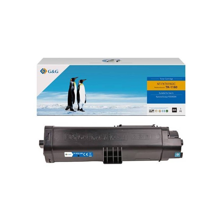 G&G KOMPATYBILNY TONER Z TK1160, BLACK, 7200S, NT-FKTK1160C, DLA KYOCERA ECOSYS M2040DN, DW, N