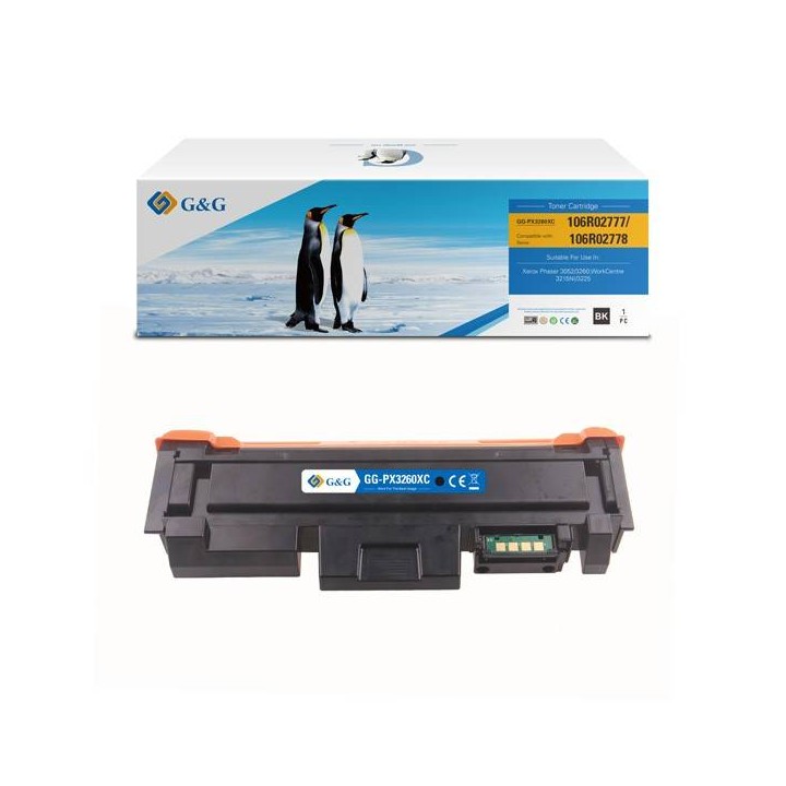 G&G KOMPATYBILNY TONER Z 106R02778, BLACK, 3000S, NT-PX3260XC, DLA XEROX PHASER 3052, 3260, WORKCENTRE 3215NI, 3225, N