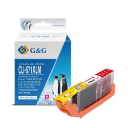G&G KOMPATYBILNY INK / TUSZ Z CLI571M XL, MAGENTA, 10,8ML, ML NP-C-0CL571XLM, HIGH CAPACITY, CANON PIXMA MG5750, MG5751, MG5752,