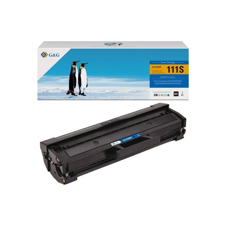 G&G KOMPATYBILNY TONER Z MLT-D111S, BLACK, 1000S, NT-PS2020C, DLA SAMSUNG M2020, M2022, M2070, N