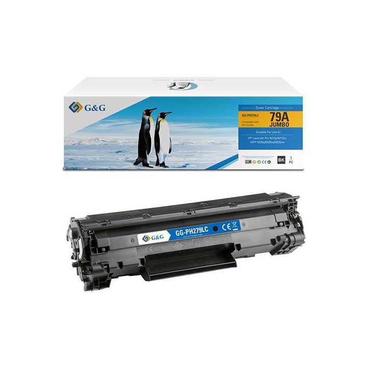 G&G KOMPATYBILNY TONER Z CF279A, BLACK, 1000S, NT-PH279LC, DLA HP LASERJET PRO M12, PRO M26, N