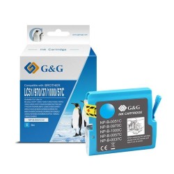 G&G KOMPATYBILNY INK / TUSZ Z LC-1000C, LC-970C, CYAN, 400S, NP-B-0051C/1000C/970C, DLA BROTHER DCP-330C, 540CN, 130C, MFC-240C,