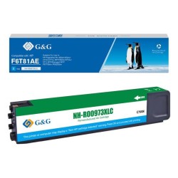 G&G KOMPATYBILNY INK / TUSZ Z F6T81AE, CYAN, 7000S, NH-R00973XLC, DLA HP PAGEWIDE PRO 452, PRO 477
