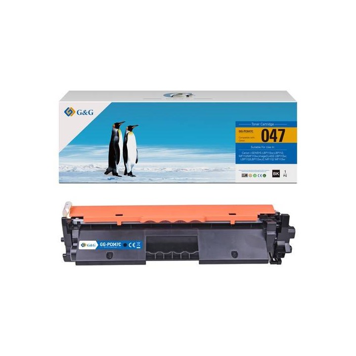 G&G KOMPATYBILNY TONER Z 047 BK, BLACK, 1600S, NT-PC047C, DLA CANON I-SENSYS LBP112, I-SENSYS LBP113W, I-SENSYS MF112, N