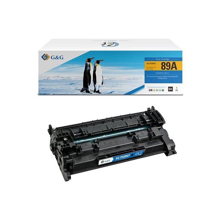 G&G KOMPATYBILNY TONER Z CF289A, BLACK, 5000S, NT-PH289CF, HP 89A, DLA HP LJ ENTERPRISE M507, MFP M528, MANAGED E50145DN, N