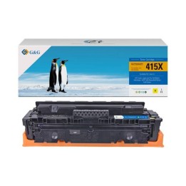 G&G KOMPATYBILNY TONER Z W2032X, YELLOW, 6000S, NT-PH2032XFY, HP 415X, HIGH CAPACITY, DLA HP COLOR LASERJET PRO M454, MFP M479, 
