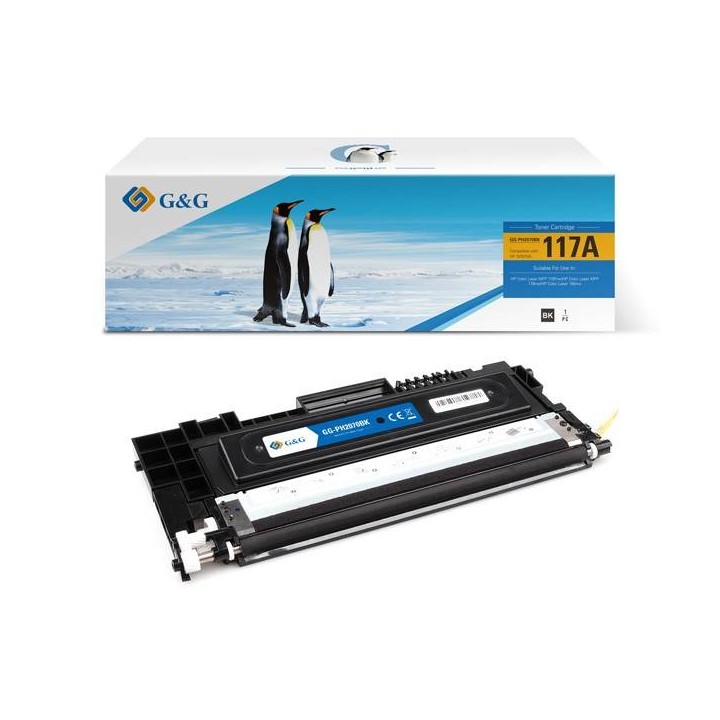 G&G KOMPATYBILNY TONER Z W2070A, BLACK, 1000S, NT-PH2070BK, HP 117A, DLA HP COLOR LASER 150, MFP 178, MFP 179, N