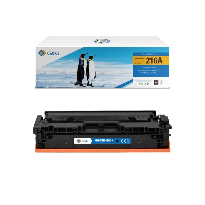 G&G KOMPATYBILNY TONER Z W2410A, BLACK, 1050S, NT-PH2410BK, HP 216A, DLA HP COLOR LASERJET PRO M182 , M183, N