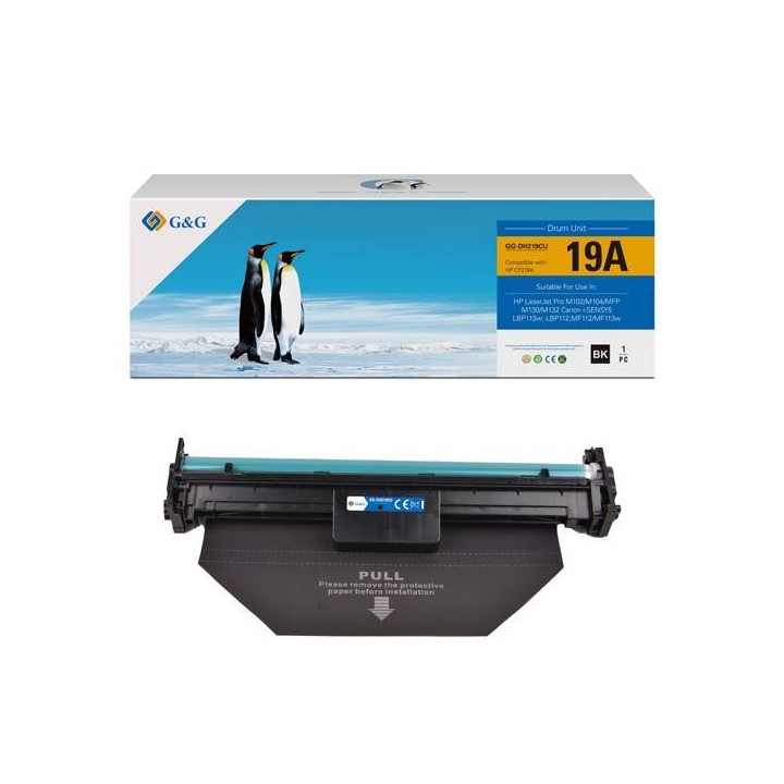 G&G KOMPATYBILNY BĘBEN Z CF219A, BLACK, HP 19A, 12000S, DLA HP LASERJET PRO M102,104,MFP M130A,132
