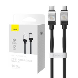 Kabel USB-C do USB-C Baseus CoolPlay, 100W, 1m (czarny)