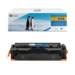 G&G KOMPATYBILNY TONER Z W2031A, CYAN, 2100S, NT-PH2031C, HP 415A, DLA HP COLOR LASERJET PRO M454DN/M454DW, MFP M479DW/M479F, N