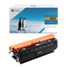 G&G KOMPATYBILNY TONER Z CF362X, YELLOW, 9500S, NT-PH362XY, HP 508X, HIGH CAPACITY, DLA HP COLOR LASERJET ENTERPRISE M552DN,M553