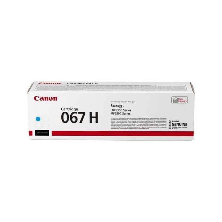 CANON ORYGINALNY TONER 067 H C, CYAN, 2350S, 5105C002, HIGH CAPACITY, CANON LBP631CDW, LBP633CDW, MF651CW, MF655CDW, MF657CDW, O