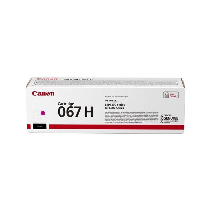 CANON ORYGINALNY TONER 067 H M, MAGENTA, 2350S, 5104C002, HIGH CAPACITY, CANON LBP631CDW, LBP633CDW, MF651CW, MF655CDW, MF657CDW