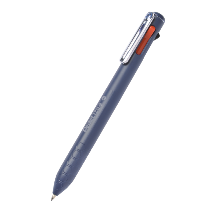 DŁUGOPIS OLEJOWY AUTOMATYCZNY PENTEL IZEE BXC467-DC CZTEROKOLOROWY 0.7 GRANATOWA OBUDOWA