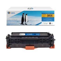 G&G KOMPATYBILNY TONER Z CE410X, BLACK, 4000S, NT-PH305XBK(CE410X), HP 305X, DLA HP COLOR LASERJET PRO M375NW, PRO M475DN, N