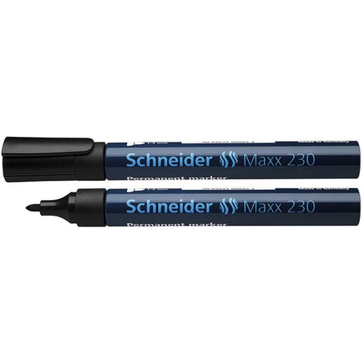 MARKER PERMANENTNY SCHNEIDER MAXX 230 CZARNY OKRĄGŁA 1-3MM