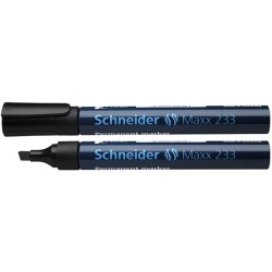 MARKER PERMANENTNY SCHNEIDER MAXX 233 CZARNY ŚCIĘTA 1-5MM