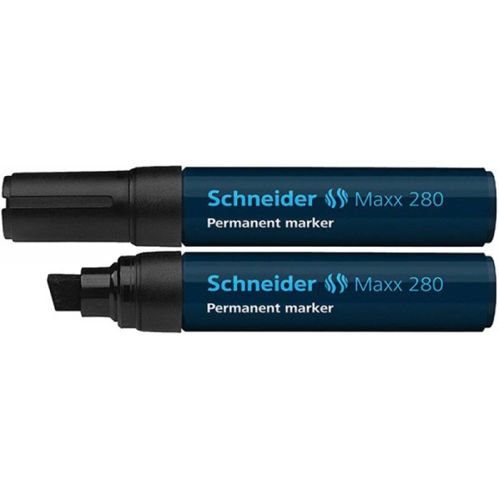 MARKER PERMANENTNY SCHNEIDER MAXX 280 CZARNY ŚCIĘTA 4-12MM