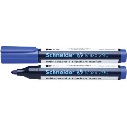 MARKER SUCHOŚCIERALNY SCHNEIDER MAXX 290 NIEBIESKI OKRĄGŁA 2-3MM