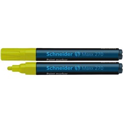 MARKER OLEJOWY SCHNEIDER MAXX 270 ŻÓŁTY OKRĄGŁA 1-3MM