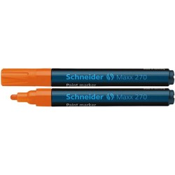 MARKER OLEJOWY SCHNEIDER MAXX 270 POMARAŃCZOWY OKRĄGŁA 1-3MM
