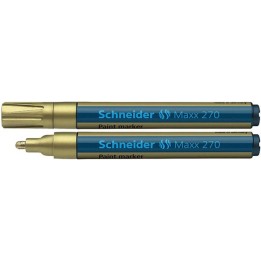 MARKER OLEJOWY SCHNEIDER MAXX 270 ZŁOTY OKRĄGŁA 1-3MM