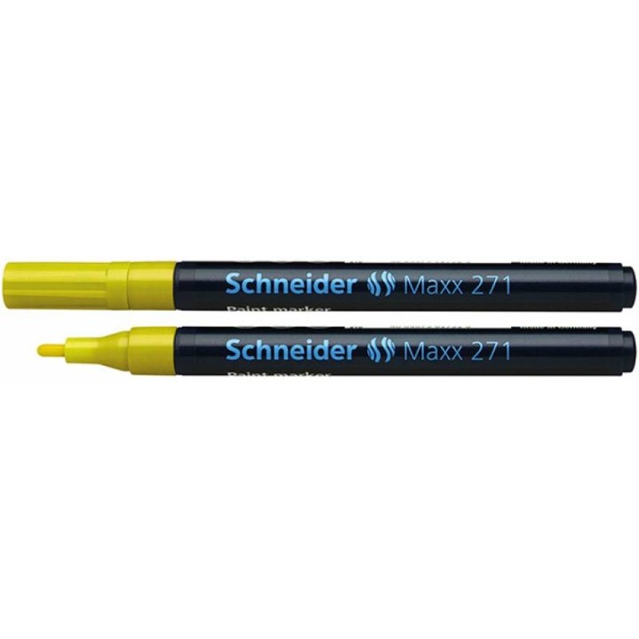 MARKER OLEJOWY SCHNEIDER MAXX 271 ŻÓŁTY OKRĄGŁA 1-2MM