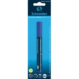 MARKER PERMANENTNY SCHNEIDER MAXX 130 NIEBIESKI OKRĄGŁA 1-3MM BLISTER