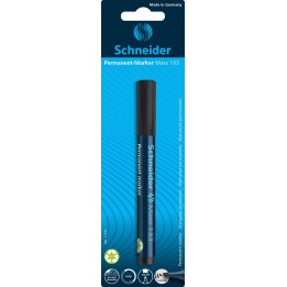 MARKER PERMANENTNY SCHNEIDER MAXX 133 CZARNY ŚCIĘTA 1-4MM BLISTER