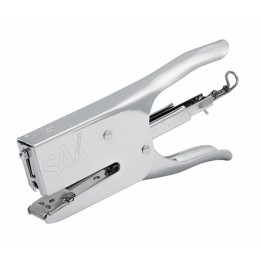 ZSZYWACZ NOŻYCOWY METALOWY SAX DESIGN 630 SREBRNY 40 KART