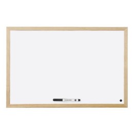 TABLICA SUCHOŚCIERALNA NIEMAGNETYCZNA 45X60CM BI-OFFICE BIAŁA RAMA DREWNIANA