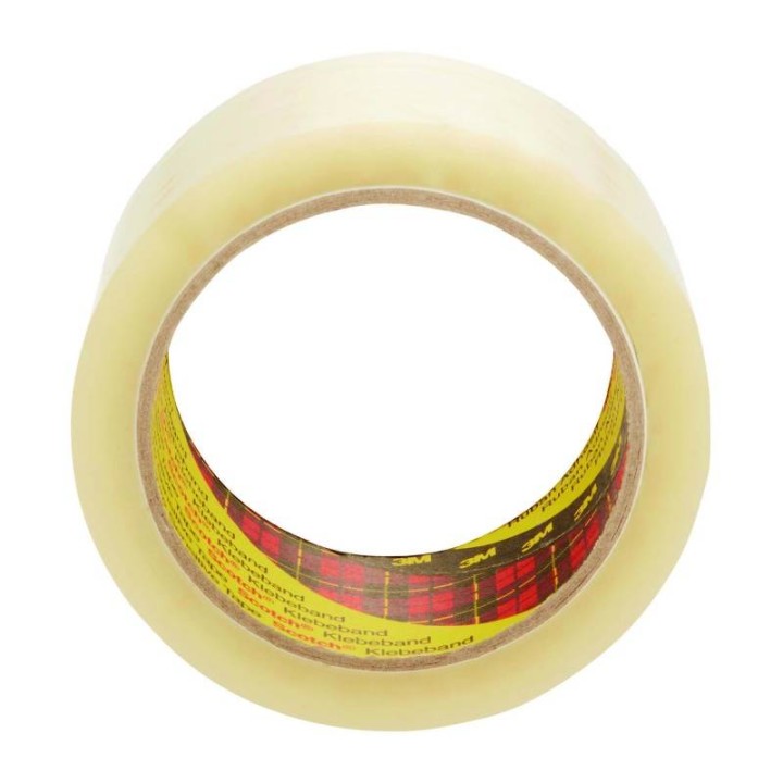 TAŚMA PAKOWA HOT MELT 48MMX66M 3M SCOTCH® HOT-MELT 371 TRANSPARENTNA 48ΜM