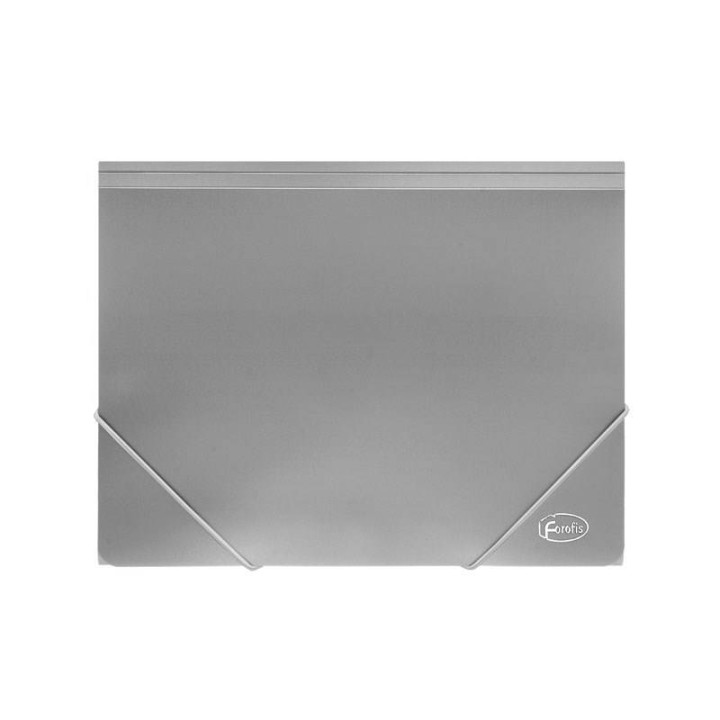 TECZKA Z GUMKĄ A4 FOROFIS 91168 SZARA PLASTIK 0.6MM