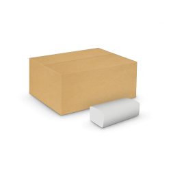 RĘCZNIK PAPIEROWY DWUWARSTWOWY CELULOZOWY VELVET CARE V-FOLD NN MINI 21X23 CELULOZA 5600058 BIAŁY 150 LISTKÓW 20 SZT.