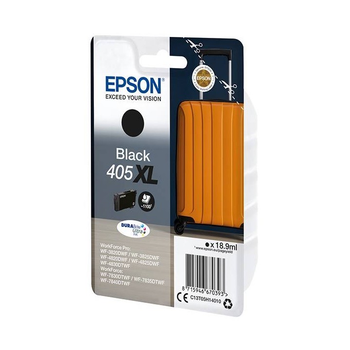 EPSON ORYGINALNY INK / TUSZ C13T05H14010, 405XL, BLACK, 1X18.9ML, EPSON WF-7835DTWF, WF-7830DTWF, WF-7840DTWF, WF-4830DTWF