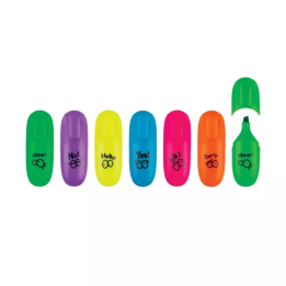 ZAKREŚLACZE 1-5MM CENTRUM MINI NEON 89808 MIX*6 ŚCIĘTA OP. 36SZT