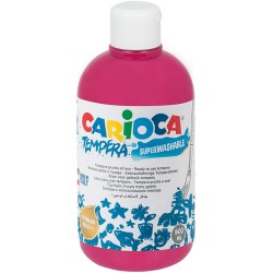 Farba Carioca tempera 500 ml (KO027/04) różowa ciemna