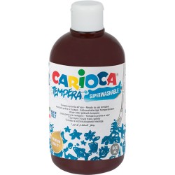 Farba Carioca tempera 500 ml (KO027/06) brązowa