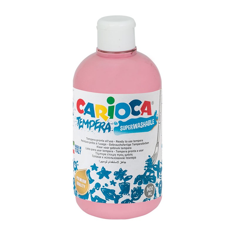 Farba Carioca tempera 500 ml (KO027/09) różowa
