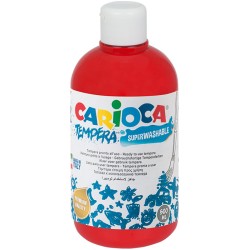 Farba Carioca tempera 500 ml (KO027/10) czerwona