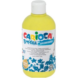 Farba Carioca tempera 500 ml (KO027/12) żółta cytrynowa