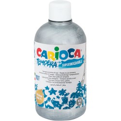 Farba Carioca tempera 500 ml (KO027/20) srebrna