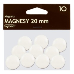 Magnes 20mm GRAND biały
