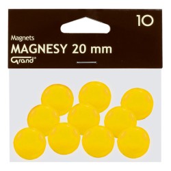 Magnes 20mm GRAND żółty