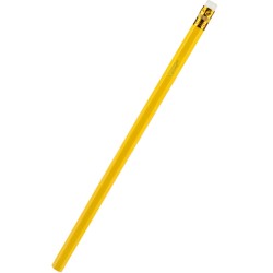 Ołówek z gumką GRAND GR-6602 ŻÓŁTY A`12