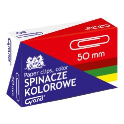 Spinacz KOLOR R-50 &8211 50 szt GRAND
