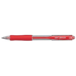 DŁUGOPIS AUTOMATYCZNY UNI SN-100 66276 CZERWONY 0.7MM