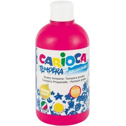 Farba Carioca tempera 500 ml (KO027/37) neon różowa